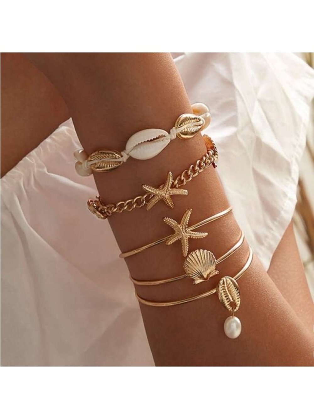 Gold  Bohemian Bracelet Set